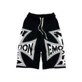 MIXED EMOTION Black “Classic” 3/4 Shorts