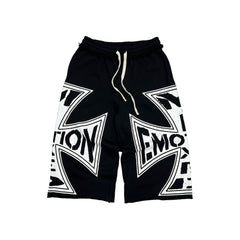 MIXED EMOTION Black “Classic” 3/4 Shorts