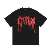 Revenge High Street Oversized Typography Cotton Tee
