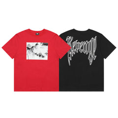 Revenge Anime Character Print Oversized Cotton Tee