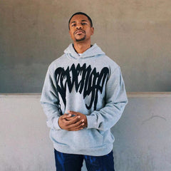 Revenge American Streetwear Chenille Embroidered Logo Hoodie