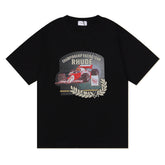 RHUDE F1 Grand Prix Circuit de Monaco Print T-Shirt