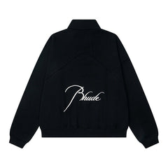 Rhude Half-zip oversized casual hoodie