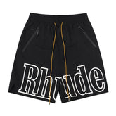 Rhude classic letter print shorts