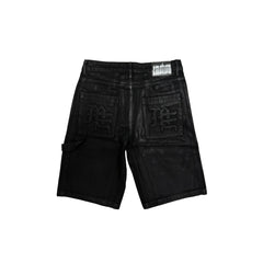 MIXED EMOTION “Worker” Wax Shorts