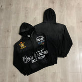 Vale Forever Blackrock Zip Up Hoodie Black