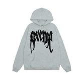 Revenge American Streetwear Chenille Embroidered Logo Hoodie