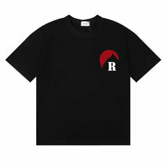 Rhude Marlboro Classic Red Sunset Print Cotton T-Shirt