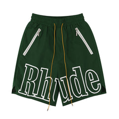 Rhude classic letter print shorts