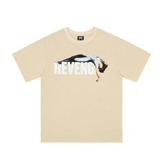 Revenge High Street Oversized Graphic Cotton Tee