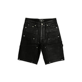 MIXED EMOTION “Worker” Wax Shorts