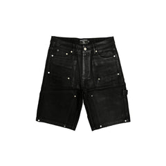 MIXED EMOTION “Worker” Wax Shorts