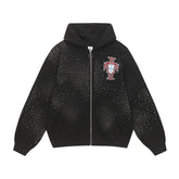 Vale Forever Pluto Cluster Zip Up Hoodie Black