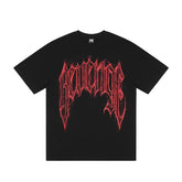 Revenge Vintage Sketch Character Oversized Graphic Tee