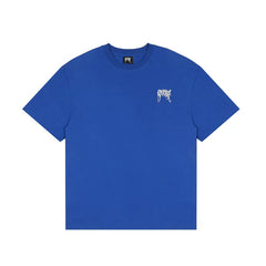Revenge Minimalist Embroidered Logo Loose Cotton Tee
