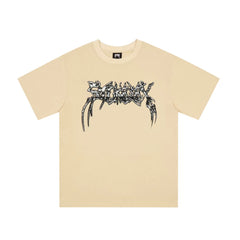 Revenge Summer Mechanic Graphic Oversized Cotton Tee