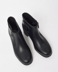 Chanel Black PVC Rubber CC Logo Ankle Booties - 38