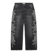 Vale Forever Mono Tsunami Denim Pants Black