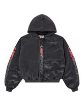 Vale Forever VSX Camo Hood Bomber Jacket Black