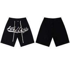 Vale Forever Retro Rhinestone Denim Shorts