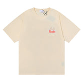 RHUDE American Vintage Graphic Printed Oversized Summer Tee