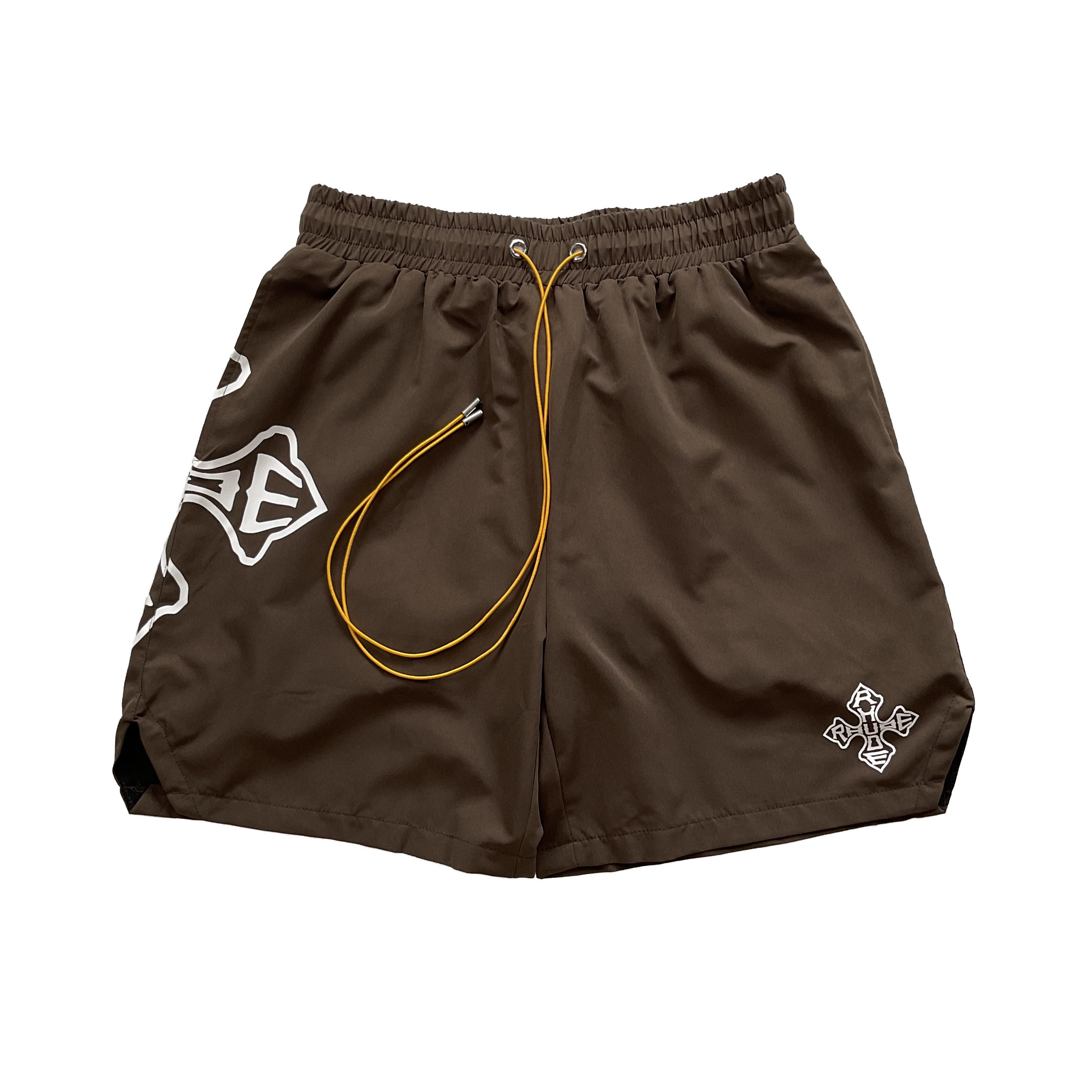 Rhude Hip-hop brand letter-print short