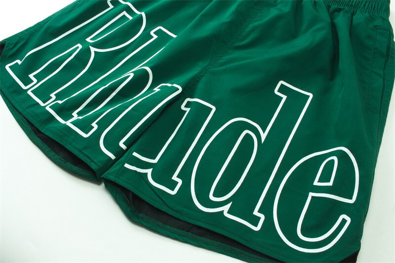 Rhude Classic letter print shorts