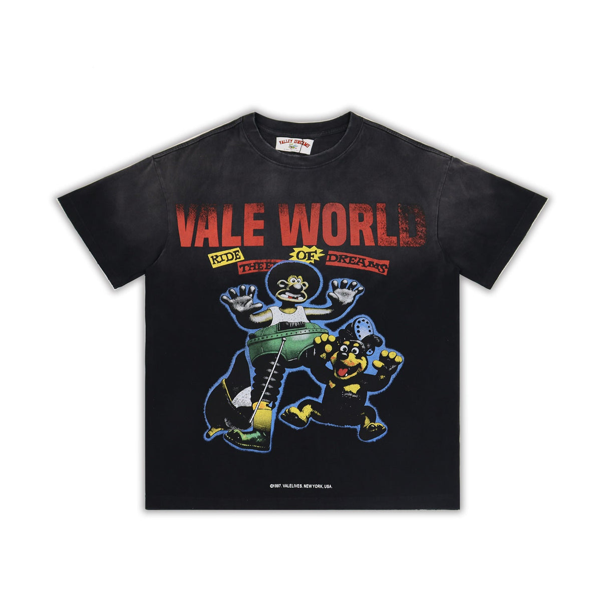 Vale Forever Happy Tee Black