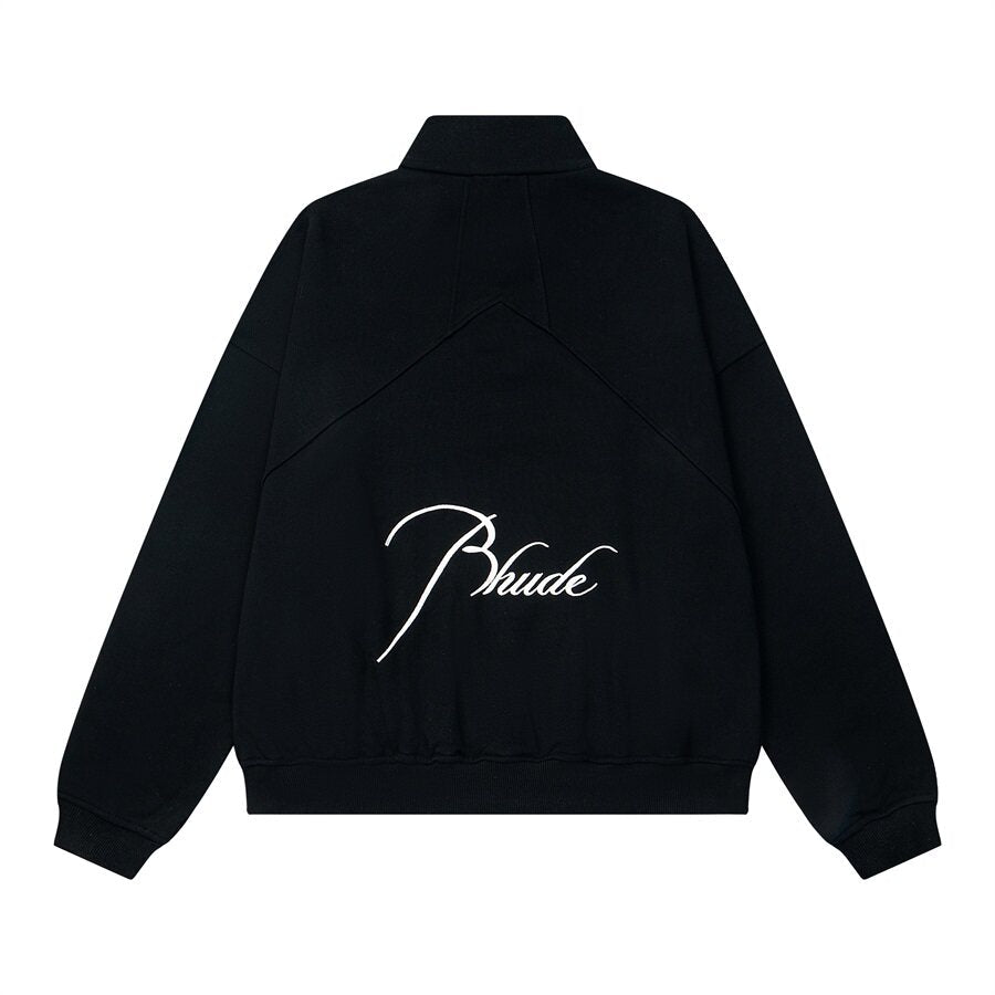 Rhude Half-zip oversized casual hoodie