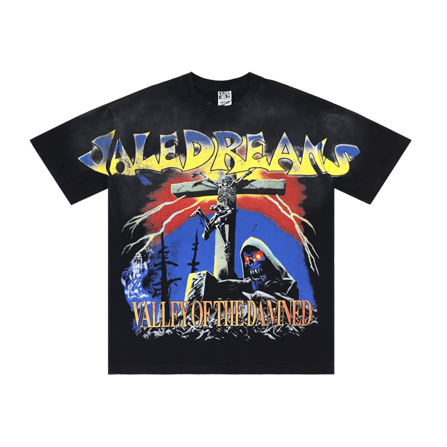 Vale Forever Damned Big Tee Black