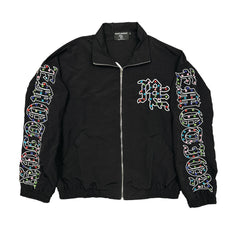 MIXED EMOTION Rhinestone Nylon Jacket