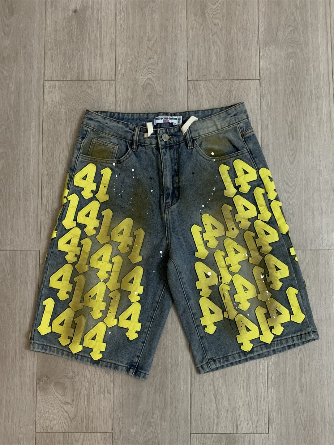 Vale Forever Lucky Charms Jorts Blue/Yellow