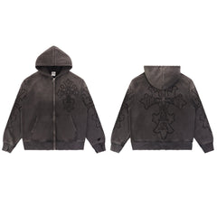 Vale Forever Carver Zip Up Hoodie Black