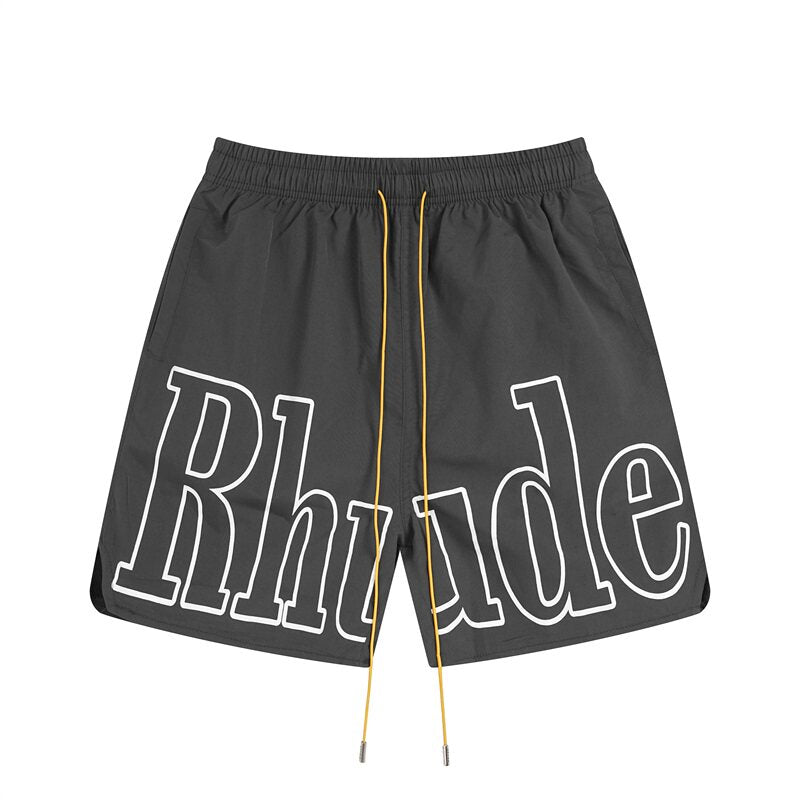 Rhude Classic letter print shorts