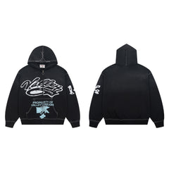 Vale Forever Religion Zip-Up Hoodie Black
