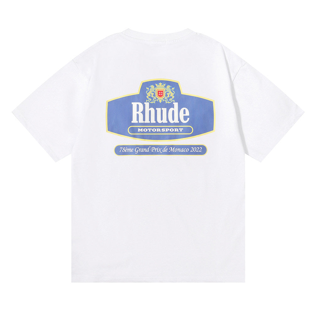 Rhude Motorsport 2022 Commemorative Print T-Shirt