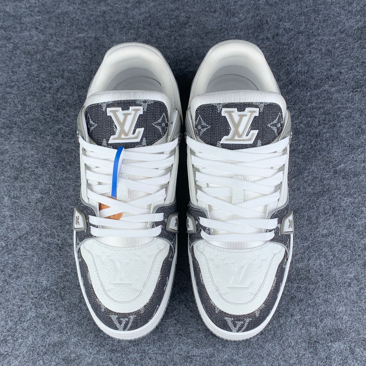 LV Trainer Monogram Denim 'Grey'
