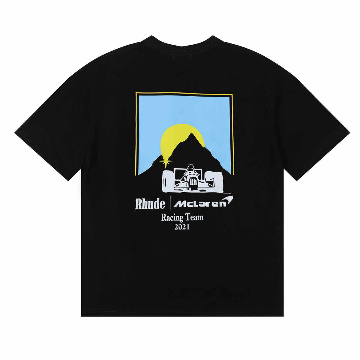 Rhude McLaren print short-sleeved T-shirt