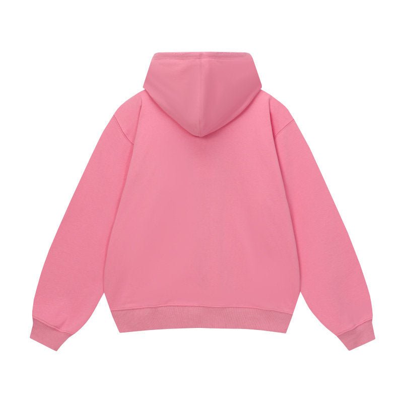 Vale Valley American High Street Distressed Zip Hoodie