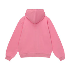 Vale Valley American High Street Distressed Zip Hoodie