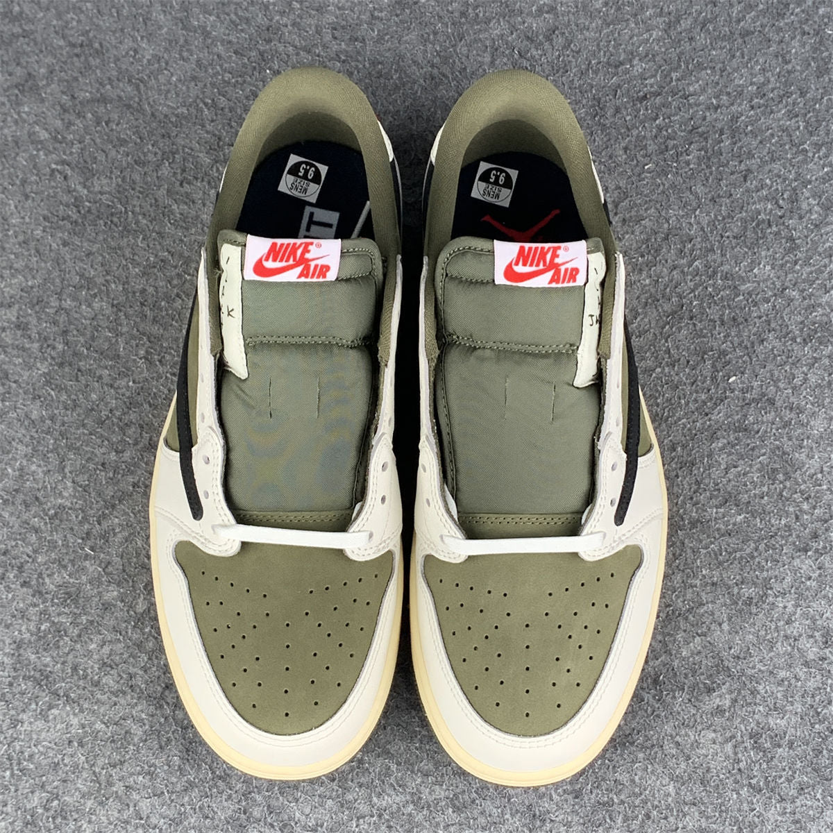 Travis Scott x Air Jordan 1 Retro Low OG SP 'Reverse Olive / Medium Olive' (B-GRADE VERSION)