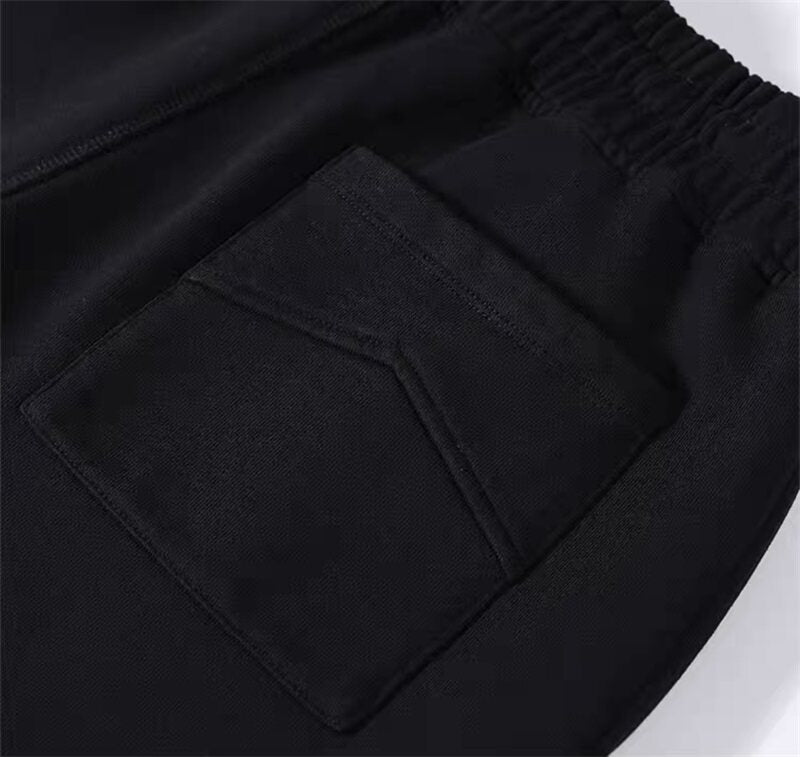Rhude Embroidered letter drawstring shorts