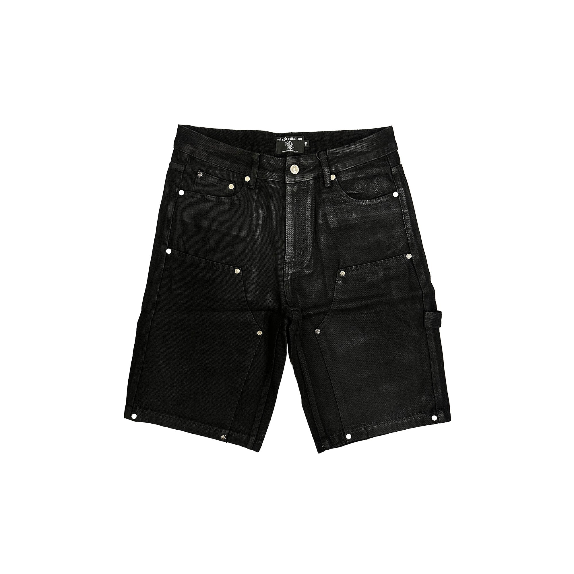 MIXED EMOTION “Worker” Wax Shorts