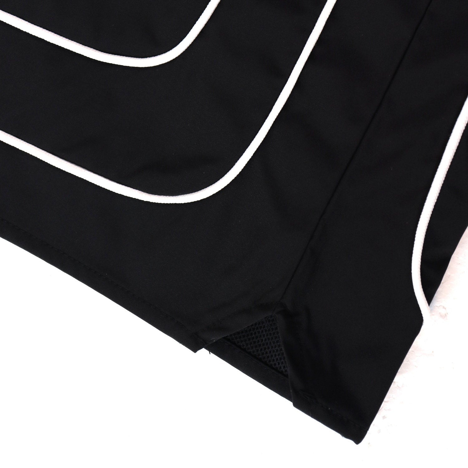 Rhude Printed retro drawstring color-block casual shorts