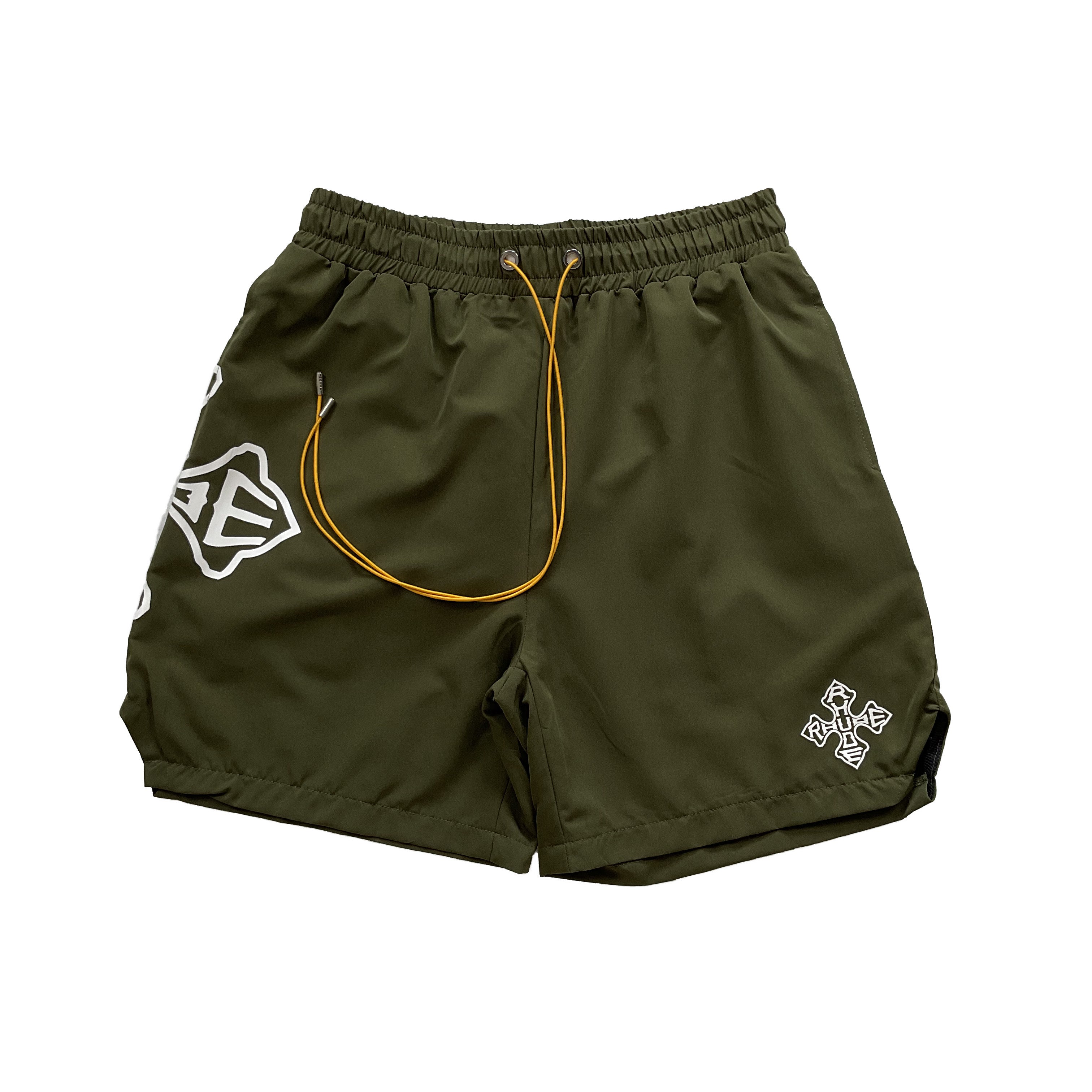 Rhude Hip-hop brand letter-print short
