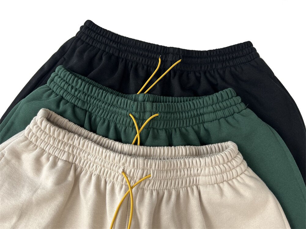 Rhude Embroidered Letter Logo Summer Cotton Shorts