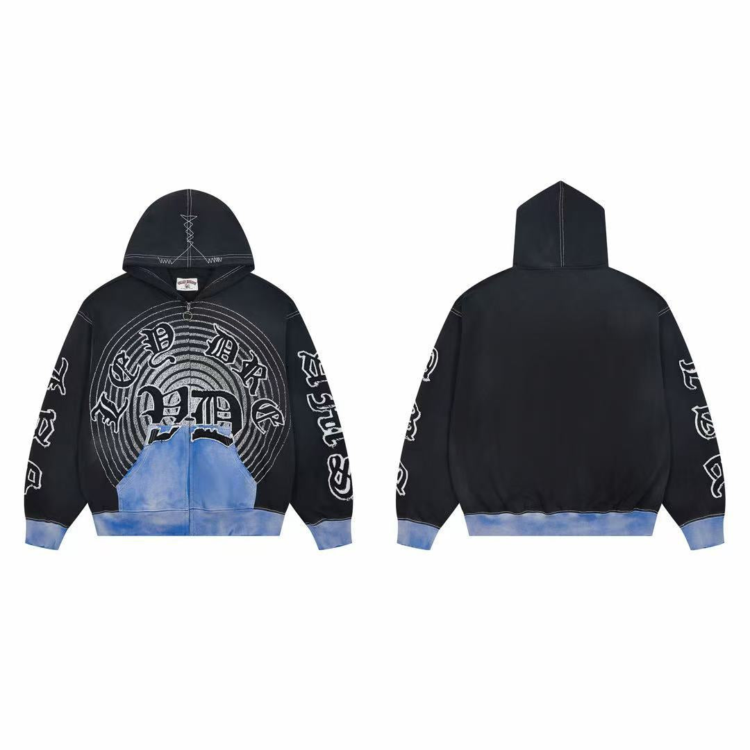 Vale Forever Hypnotiq Zip Up Hoodie Black