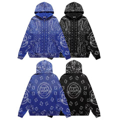 Vale Forever Flag Zip Up Hoodie Black