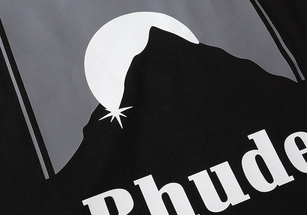 Rhude Race Patch Commemorative Pure Cotton T-shirt