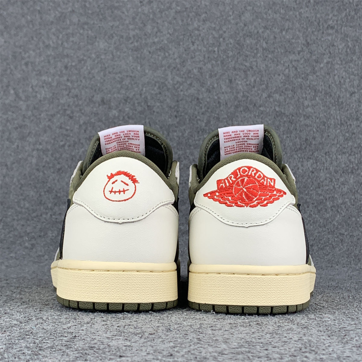Travis Scott x Air Jordan 1 Retro Low OG SP 'Reverse Olive / Medium Olive' (B-GRADE VERSION)